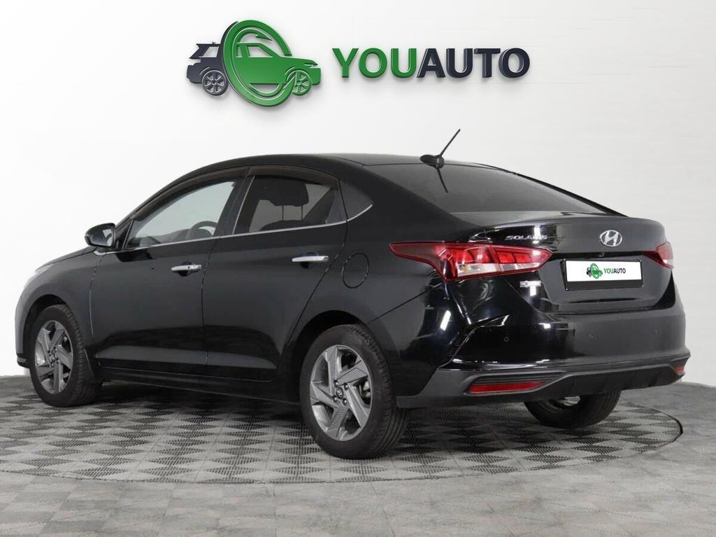 Hyundai Solaris 2022, черный