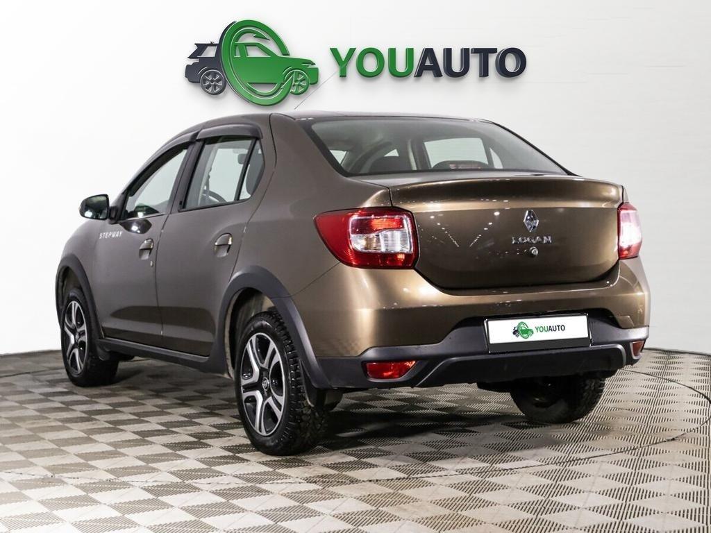 Renault Logan 2022, коричневый