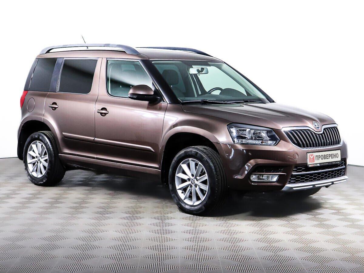 Skoda Yeti 2015, коричневый