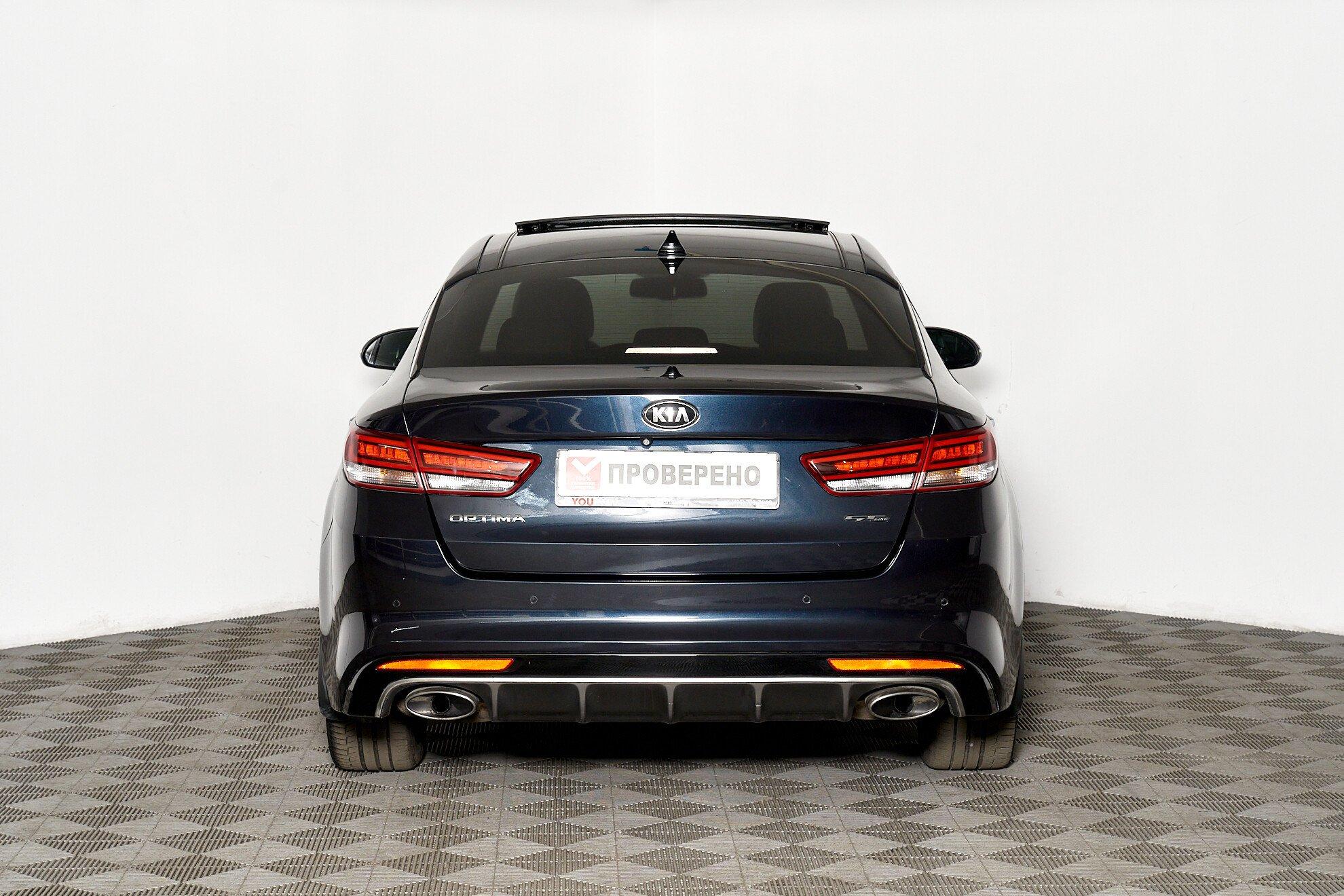 Kia Optima 2017, синий