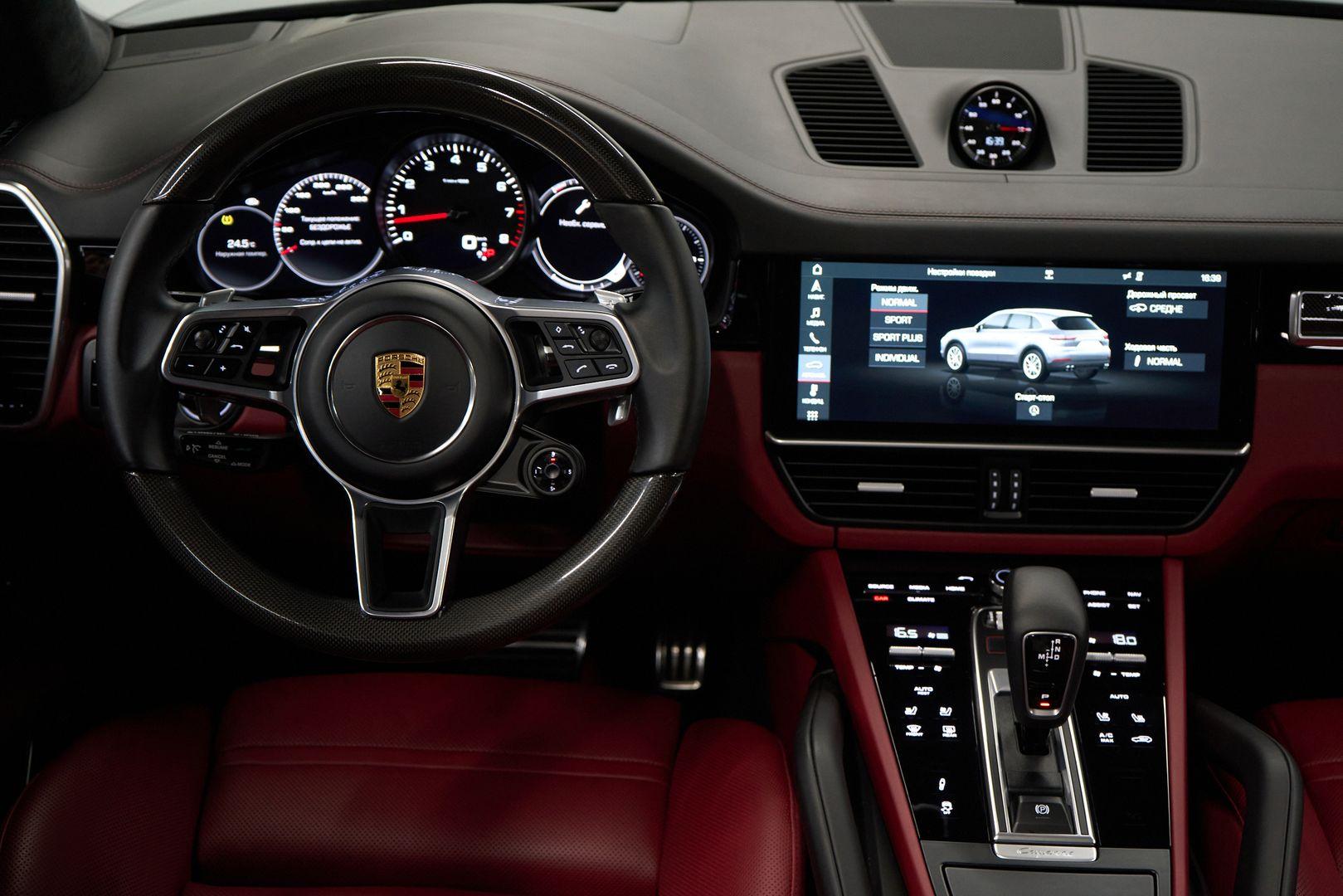 Porsche Cayenne 2019, синий