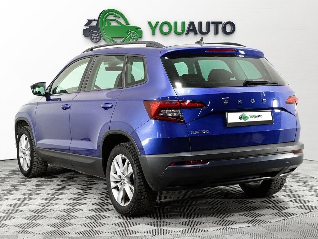 Skoda Karoq 2021, синий
