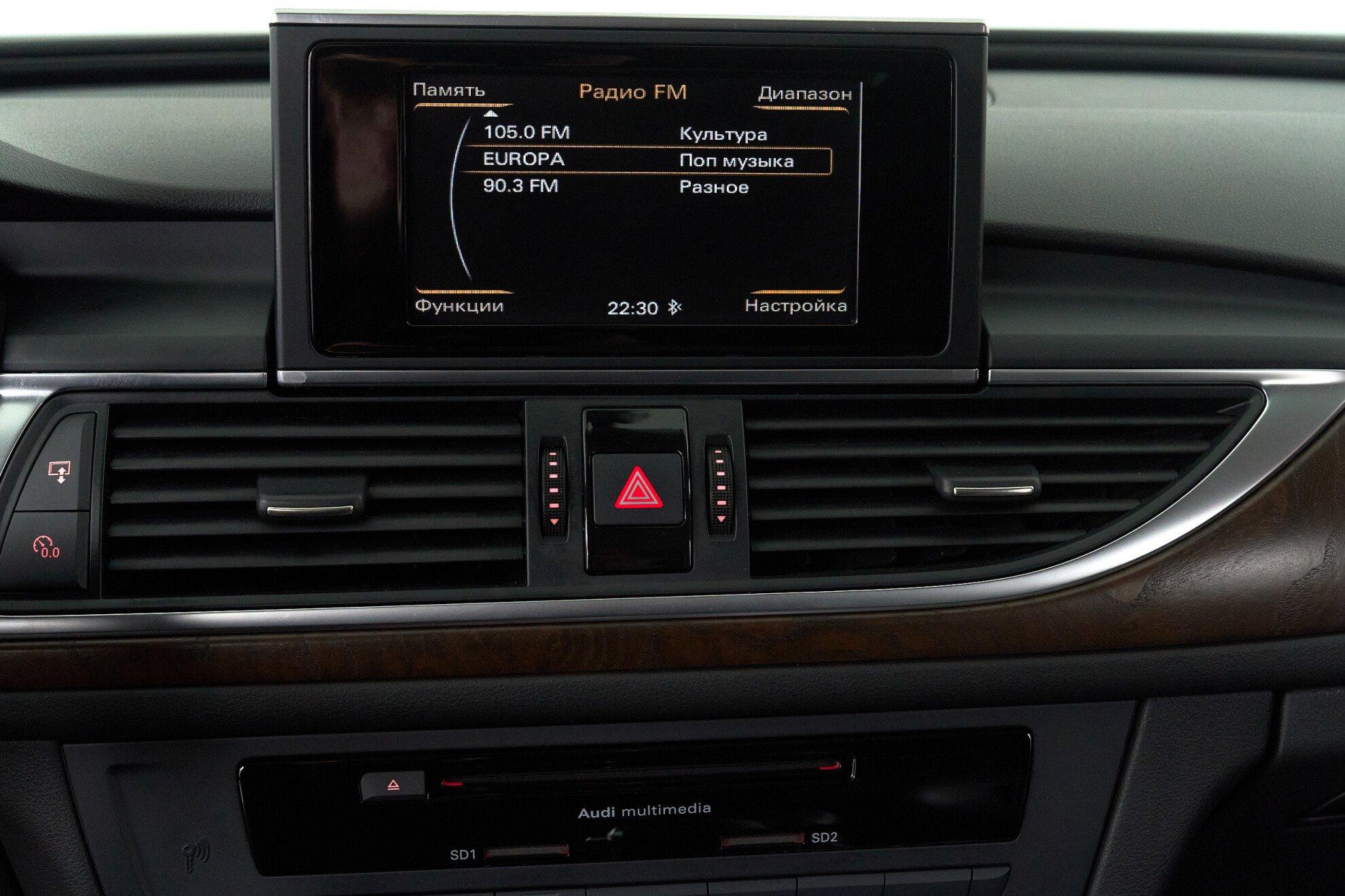 Audi A6 2014, черный