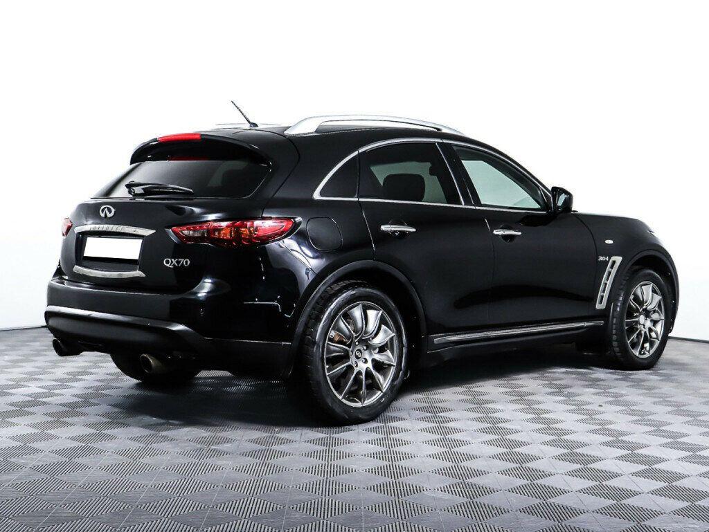 Infiniti QX70 2016, черный