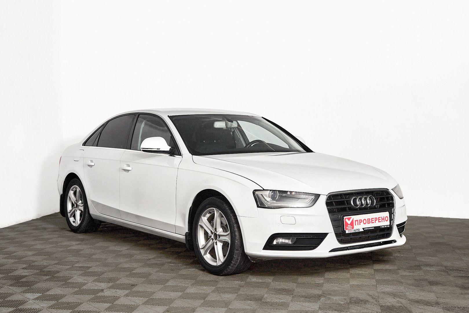 Audi A4 2013, белый