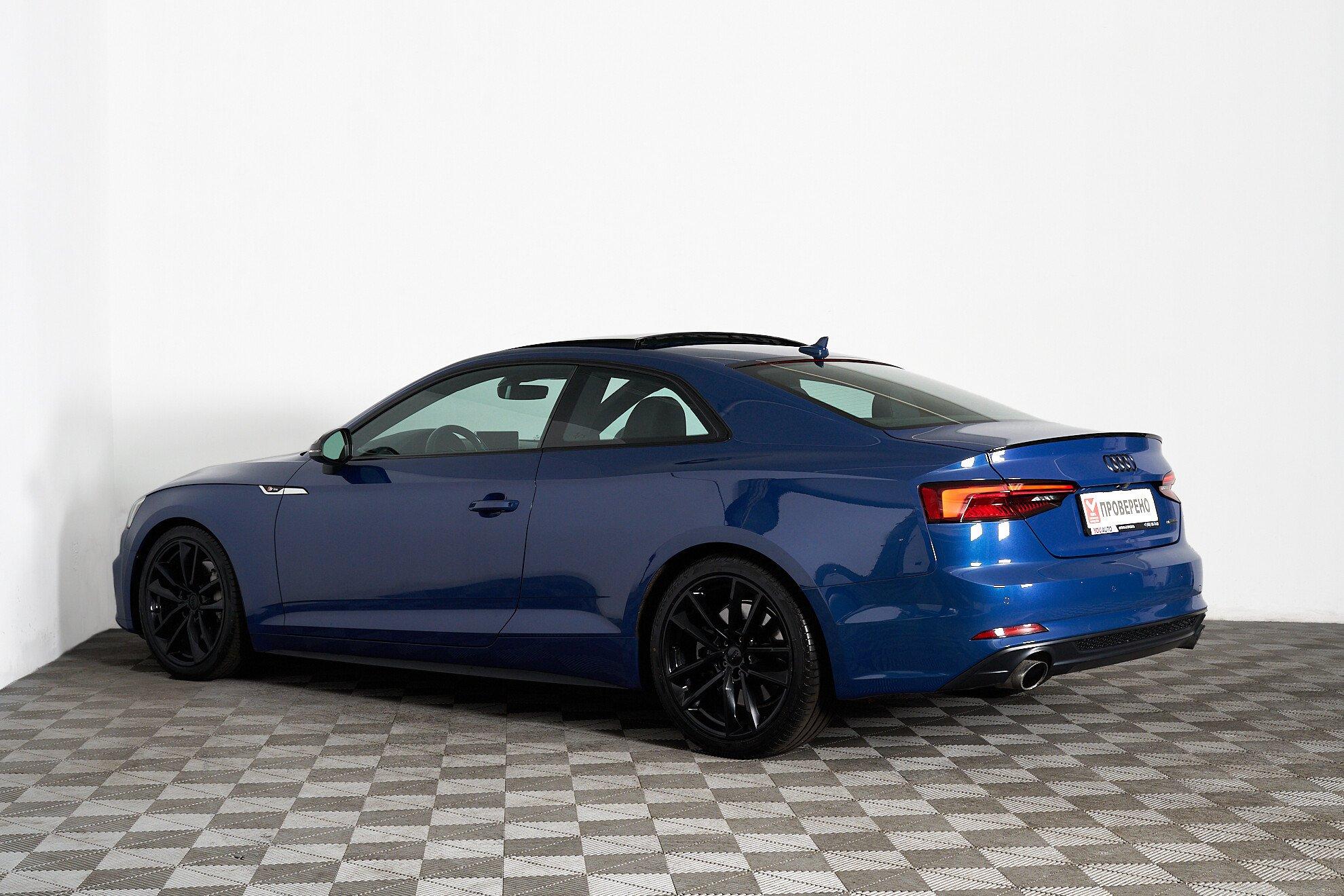 Audi A5 2019, синий