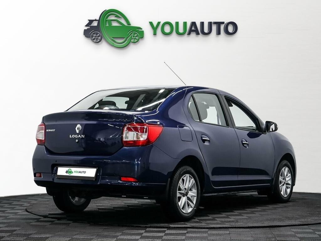 Renault Logan 2021, синий