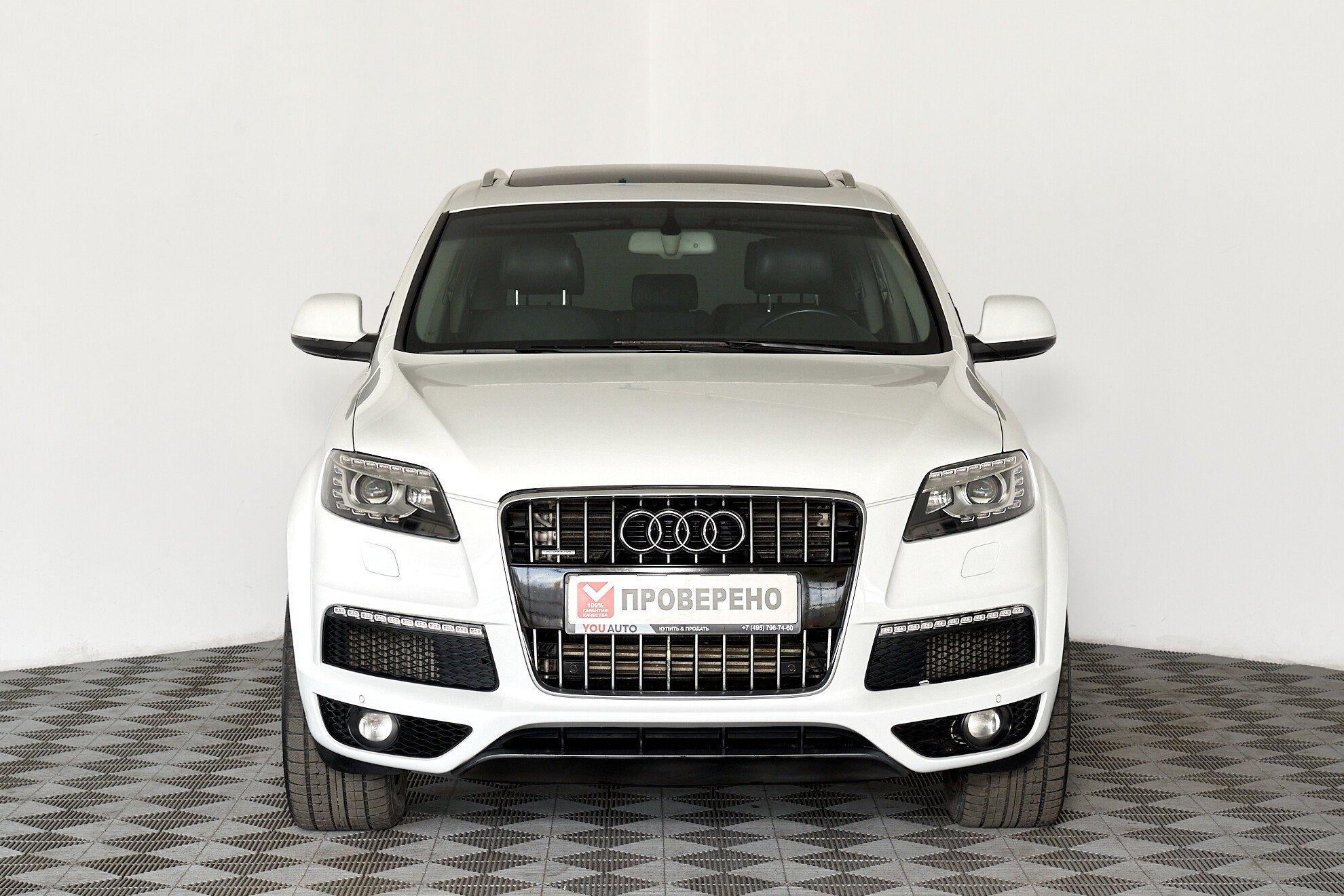 Audi Q7 2014, белый
