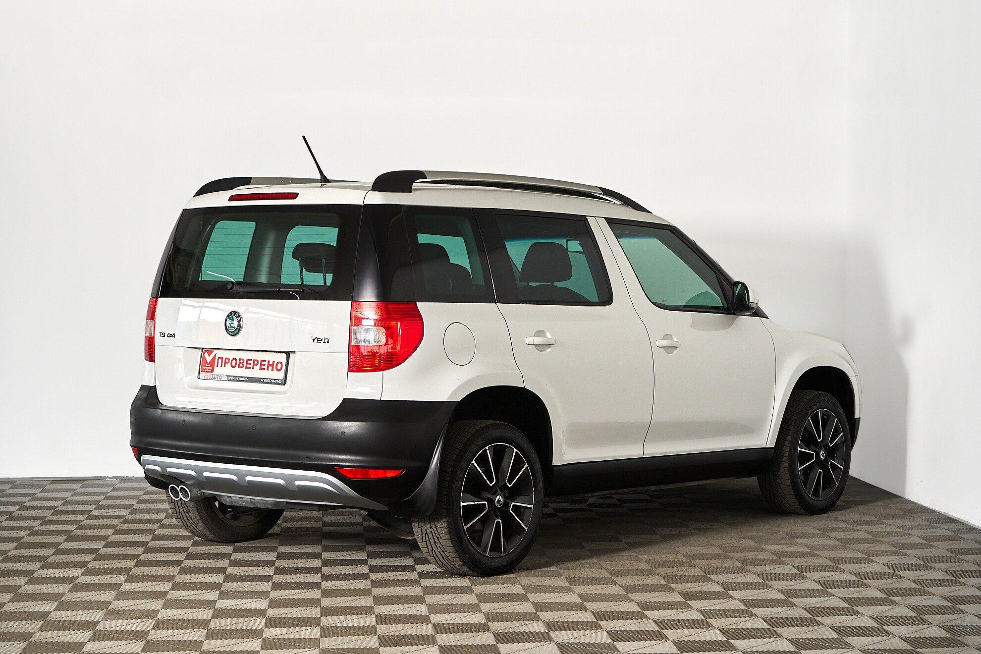 Skoda Yeti 2013, белый