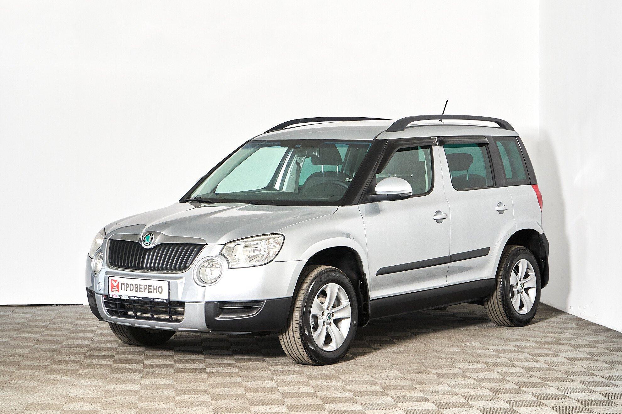 Skoda Yeti 2013, серебряный