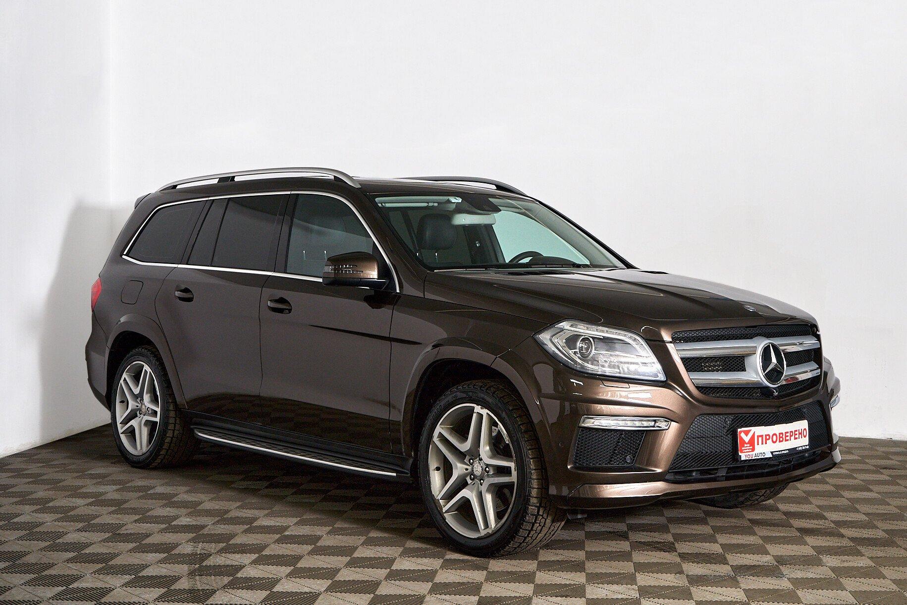 Mercedes-Benz GL-Класс 2015, коричневый