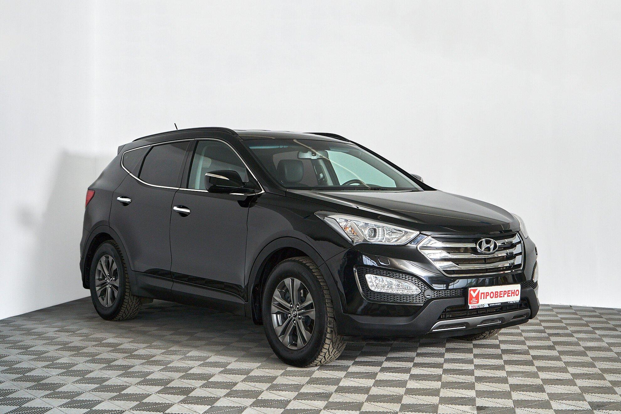 Hyundai Santa Fe 2013, черный