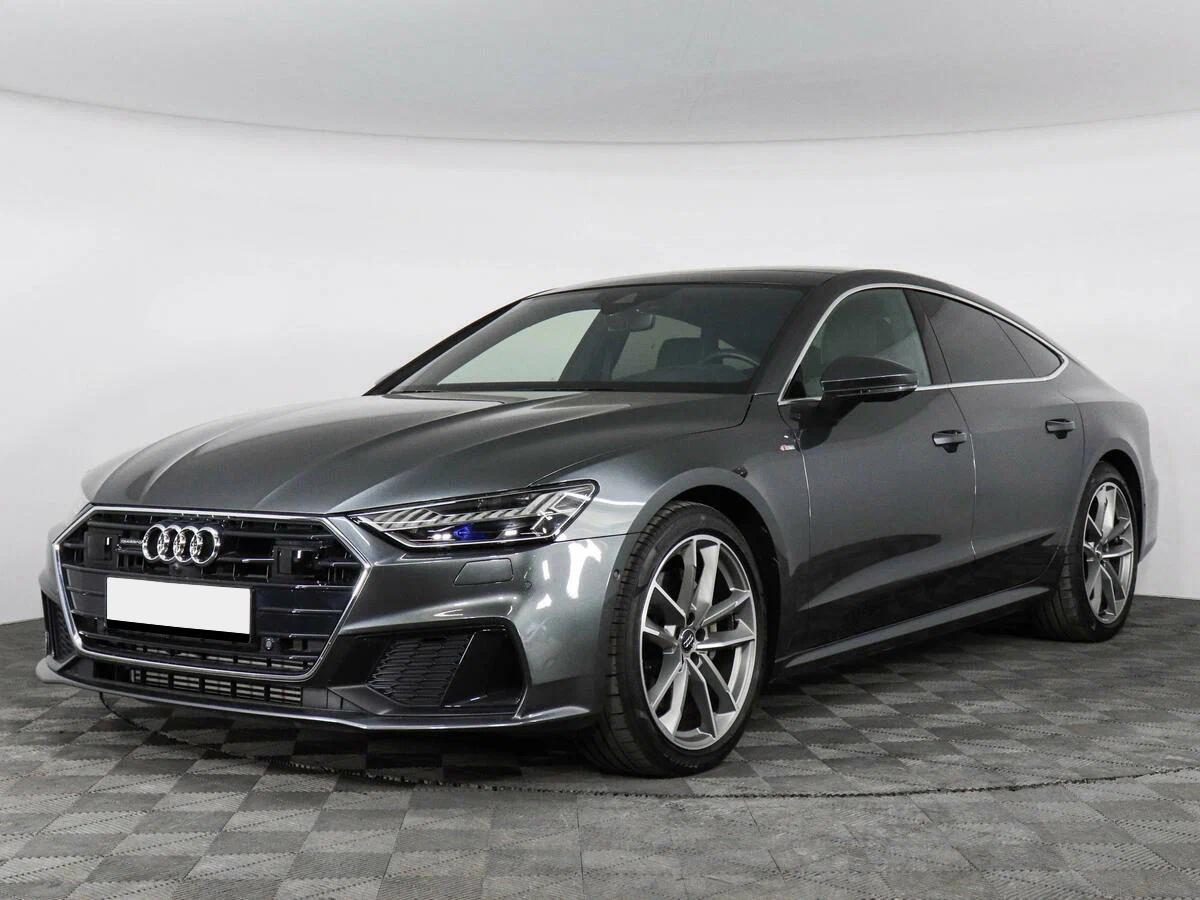 Audi A7 2021, серый