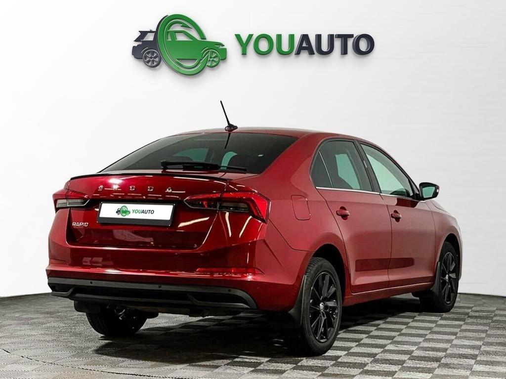 Skoda Rapid 2020, красный