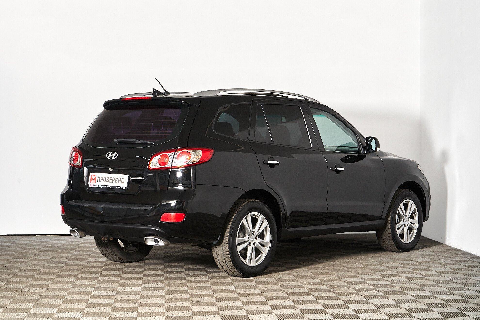 Hyundai Santa Fe 2011, черный