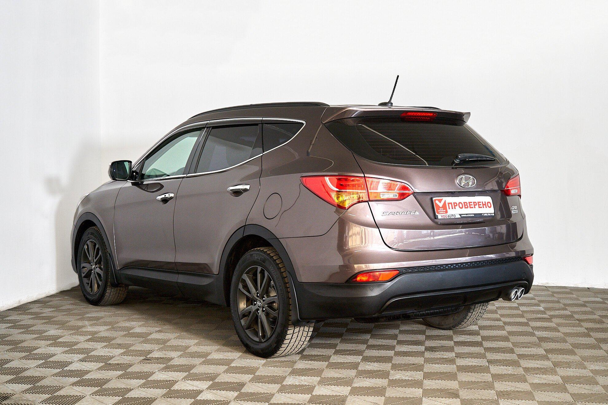 Hyundai Santa Fe 2013, коричневый
