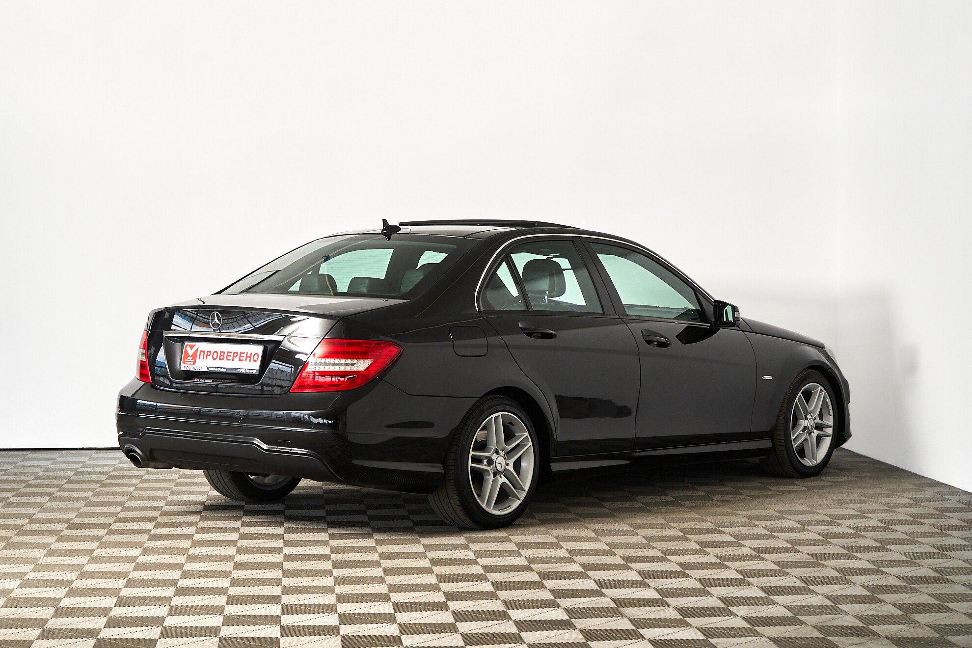 Mercedes-Benz C-Класс 2012, черный