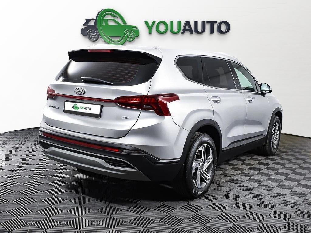 Hyundai Santa Fe 2020, серебряный