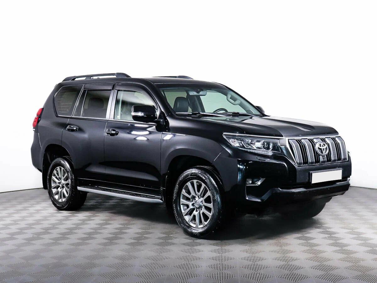 Toyota Land Cruiser Prado 2018, черный