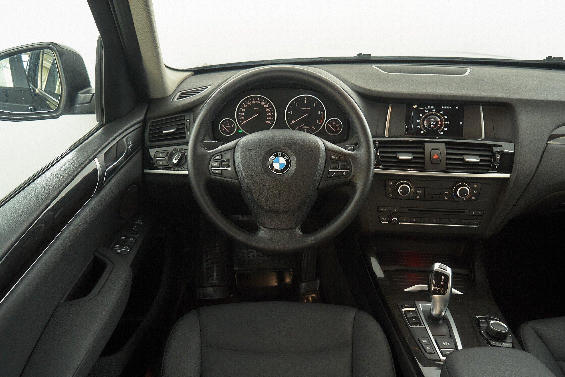 BMW X3 2016, черный