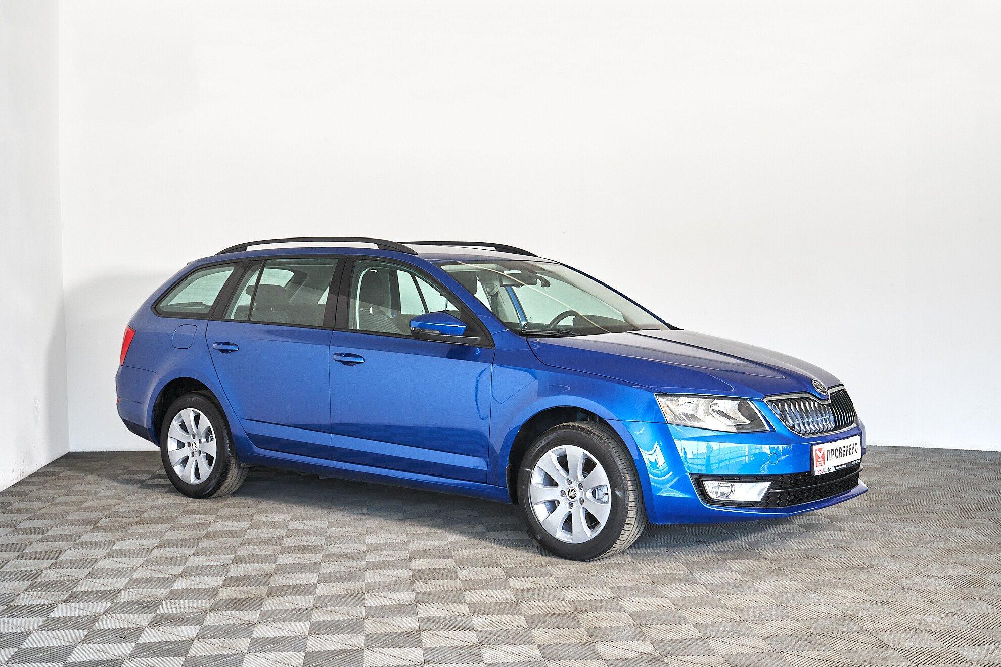 Skoda Octavia 2016, синий