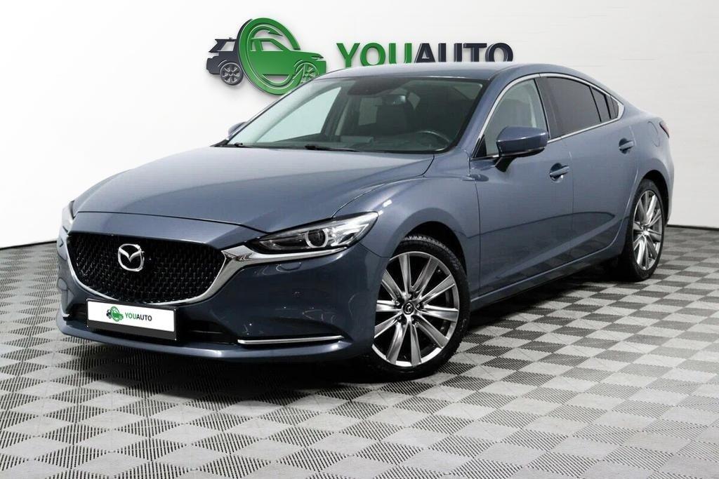 Mazda 6 2021, синий