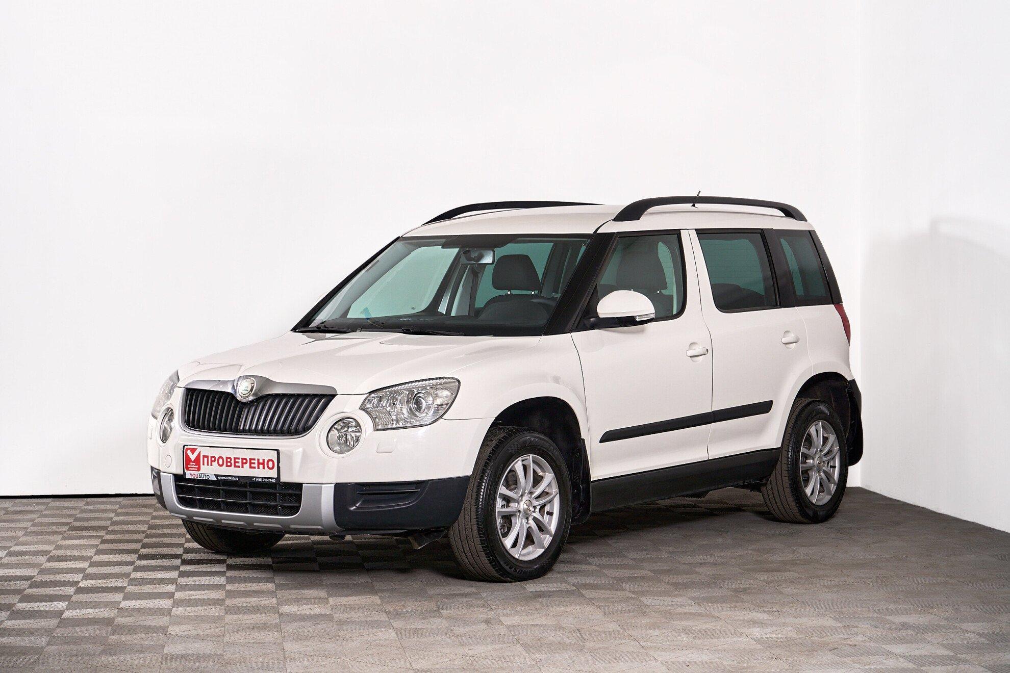 Skoda Yeti 2012, белый