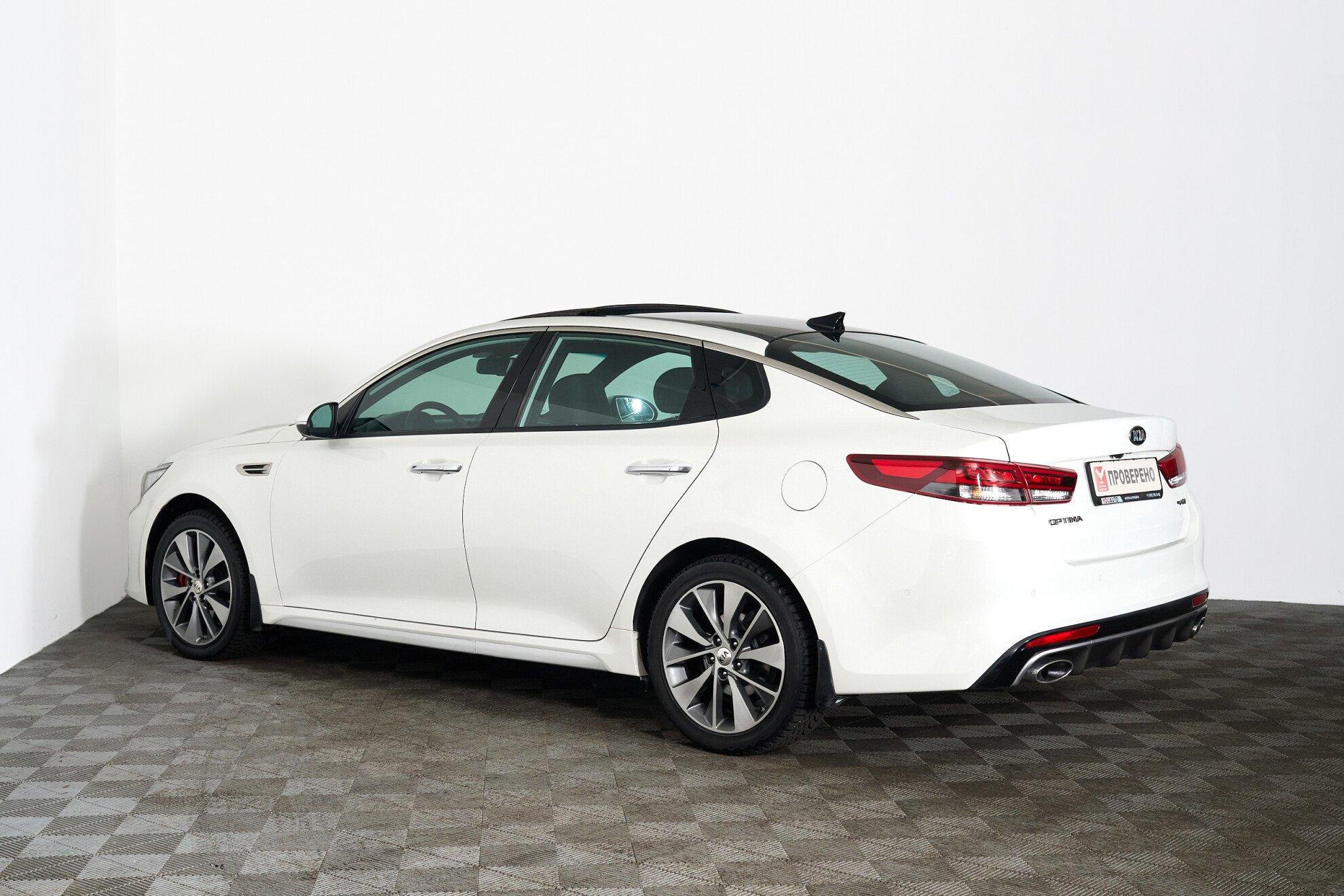 Kia Optima 2017, белый