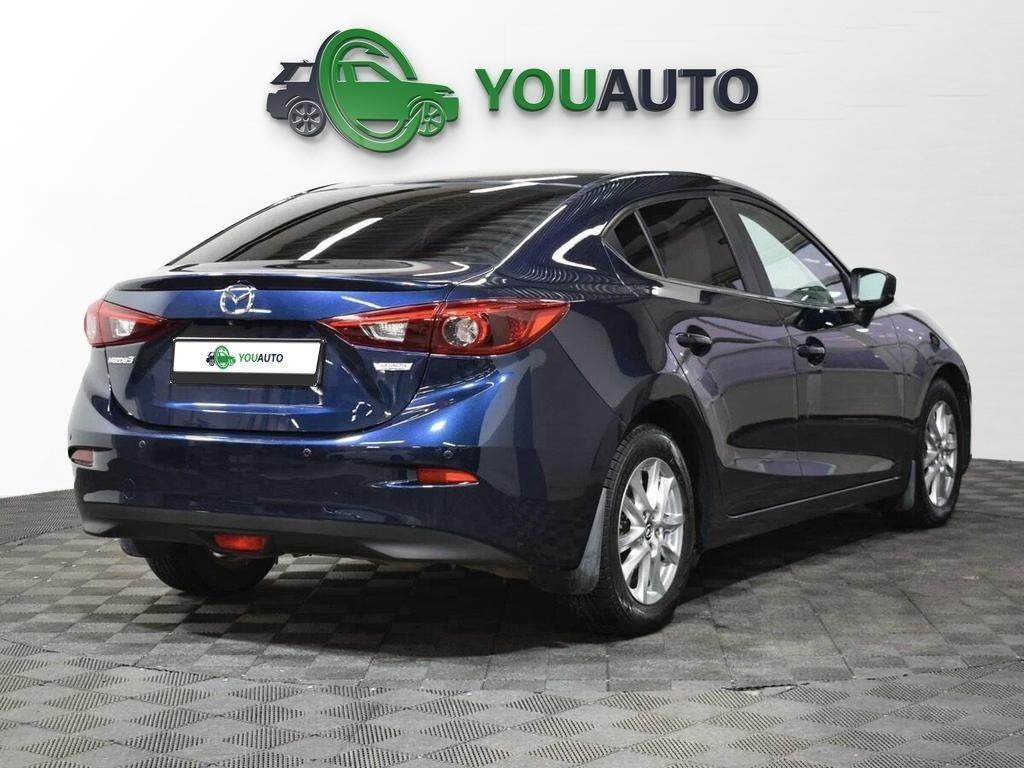 Mazda 3 2018, синий