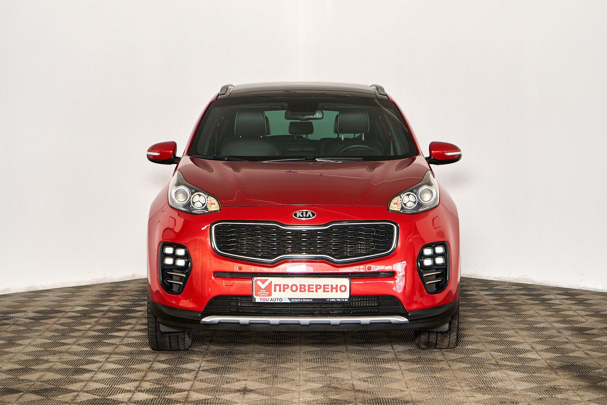 Kia Sportage 2017, красный