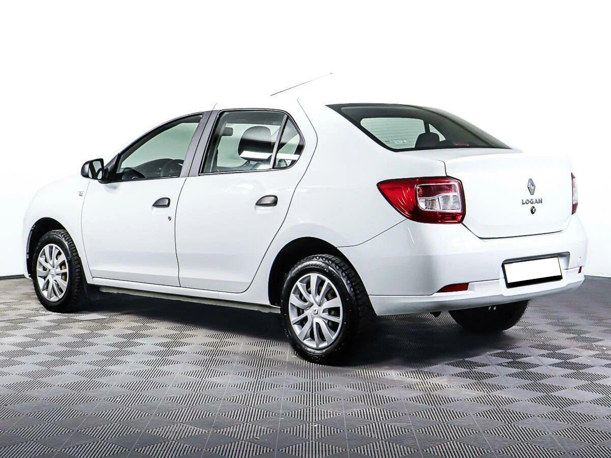 Renault Logan 2019, белый