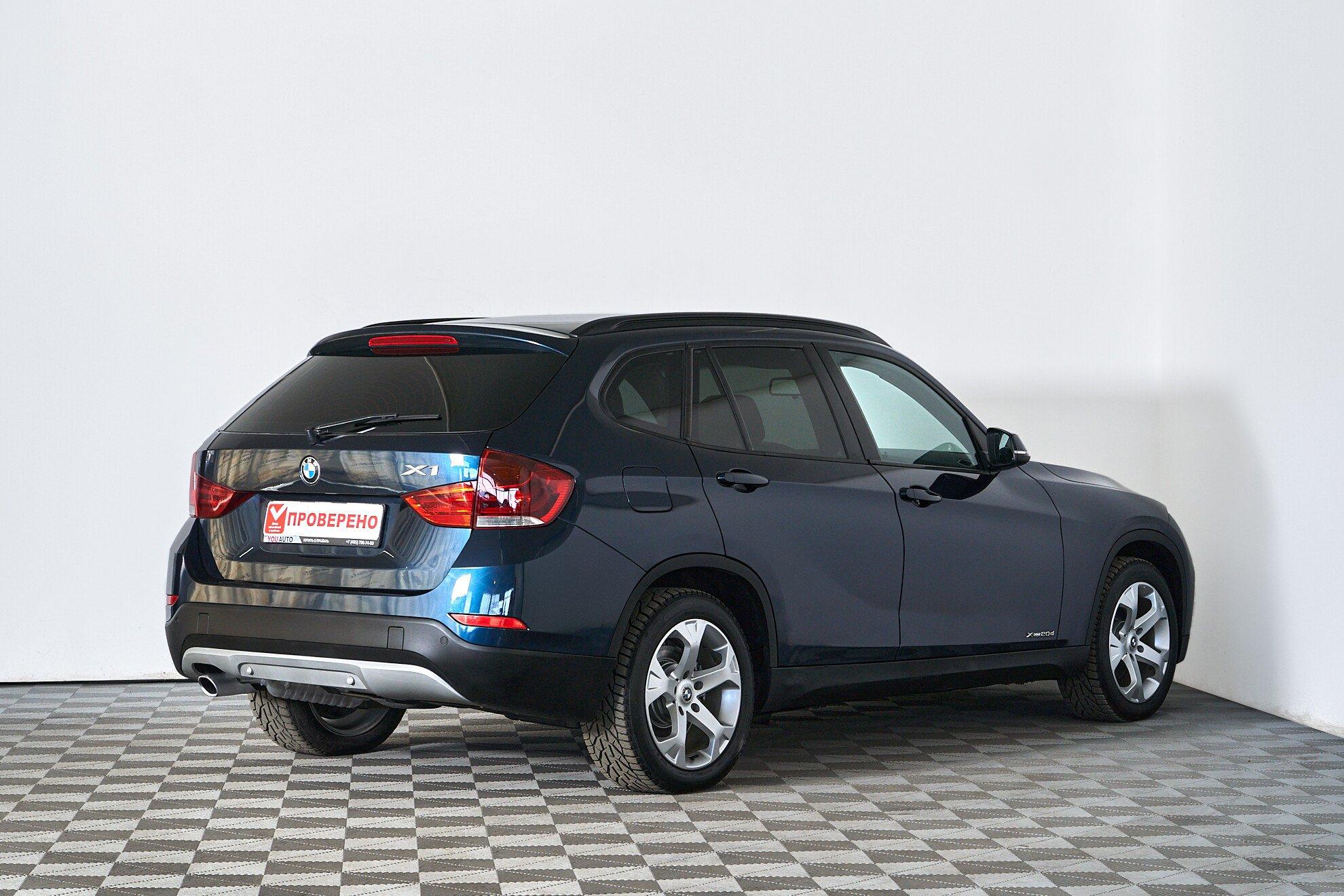 BMW X1 2012, синий
