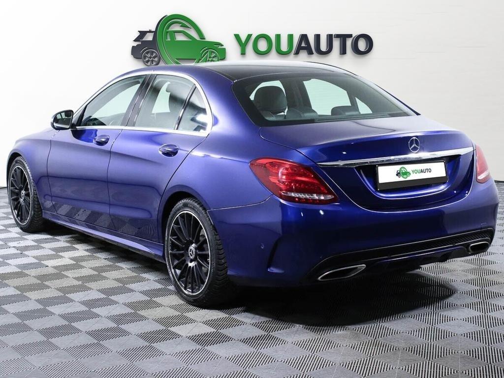 Mercedes-Benz C-Класс 2016, синий