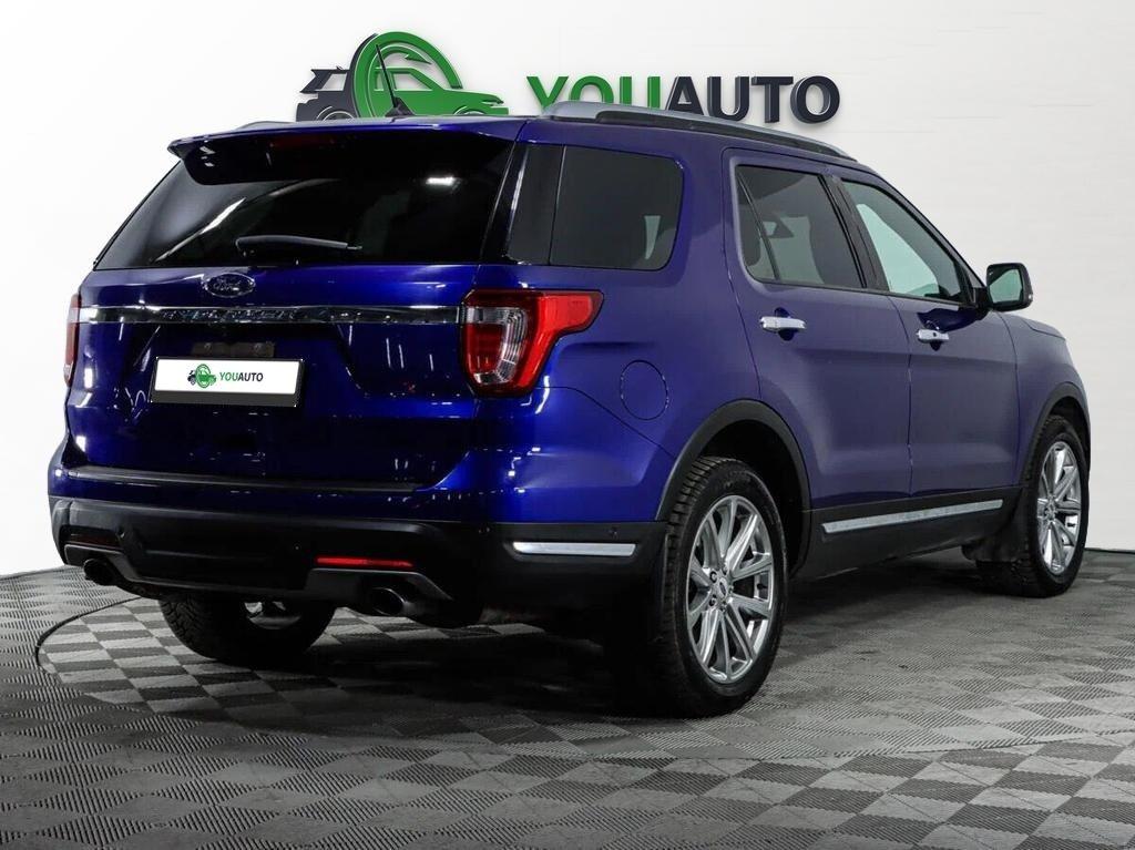 Ford Explorer 2019, синий