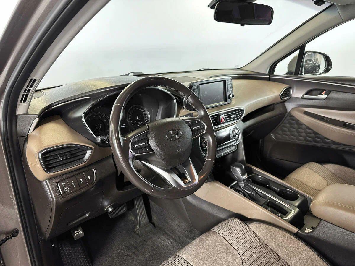 Hyundai Santa Fe 2020, бежевый