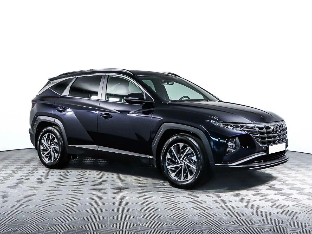 Hyundai Tucson 2022, синий