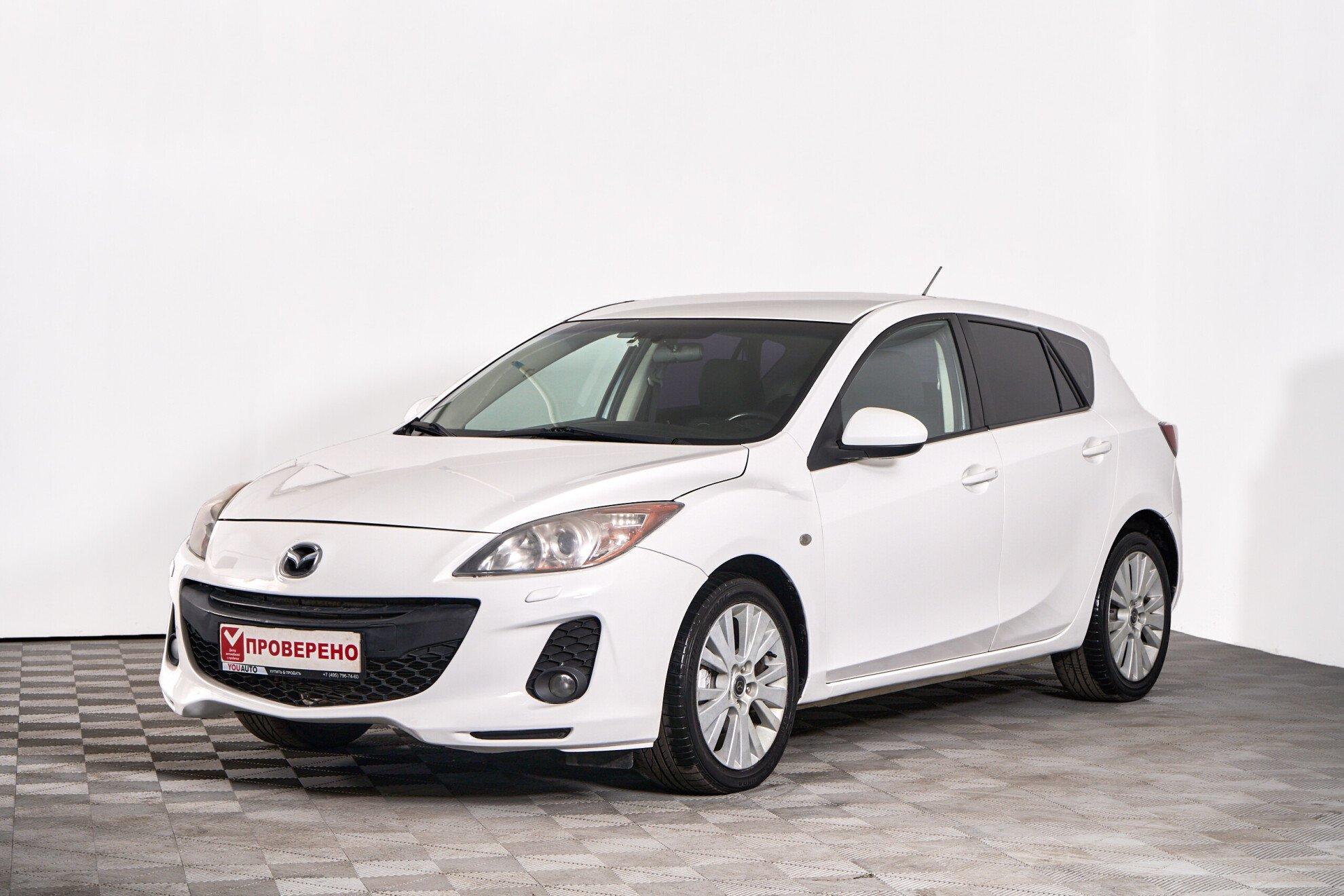 Mazda 3 2013, белый