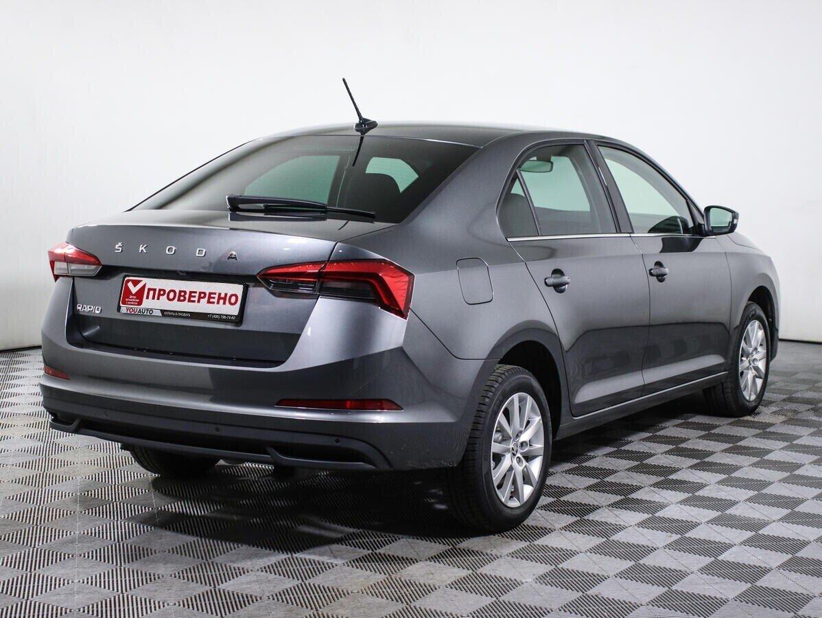 Skoda Rapid 2021, серый