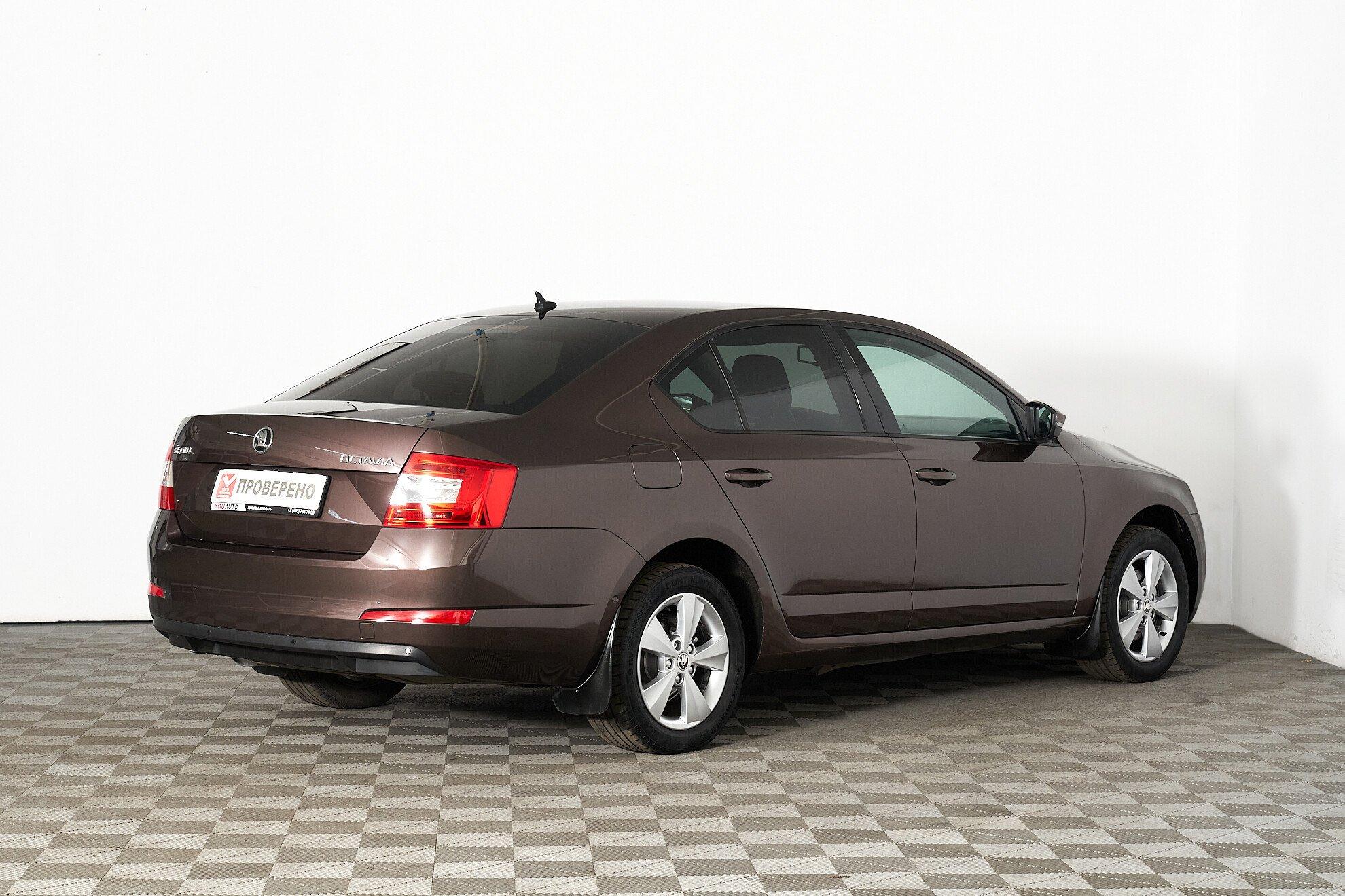 Skoda Octavia 2016, коричневый