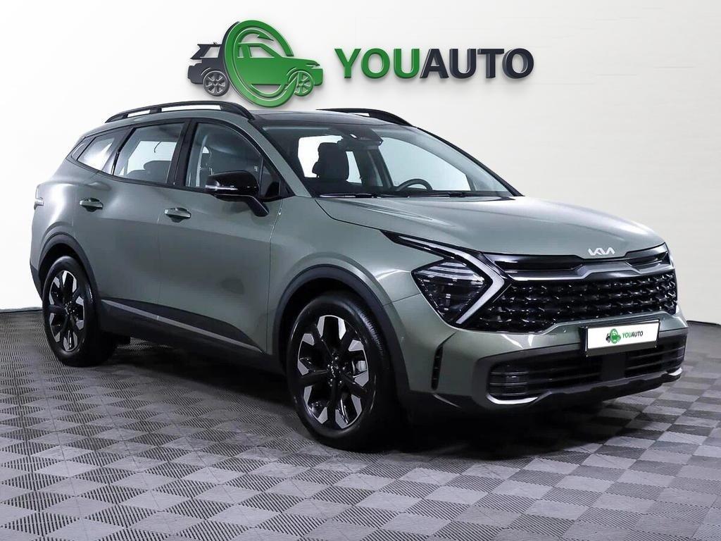 Kia Sportage 2021, зеленый