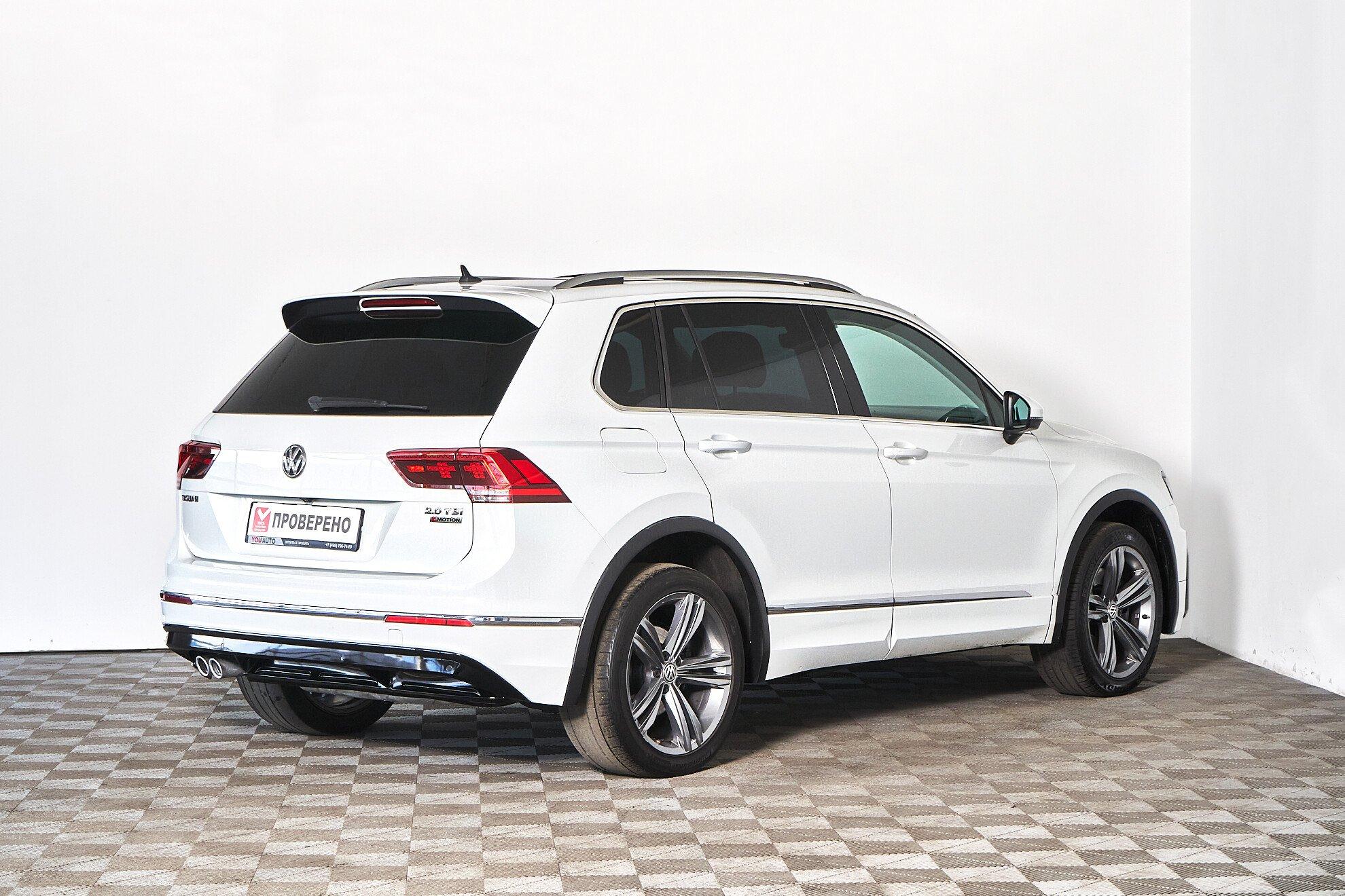 Volkswagen Tiguan 2018, белый