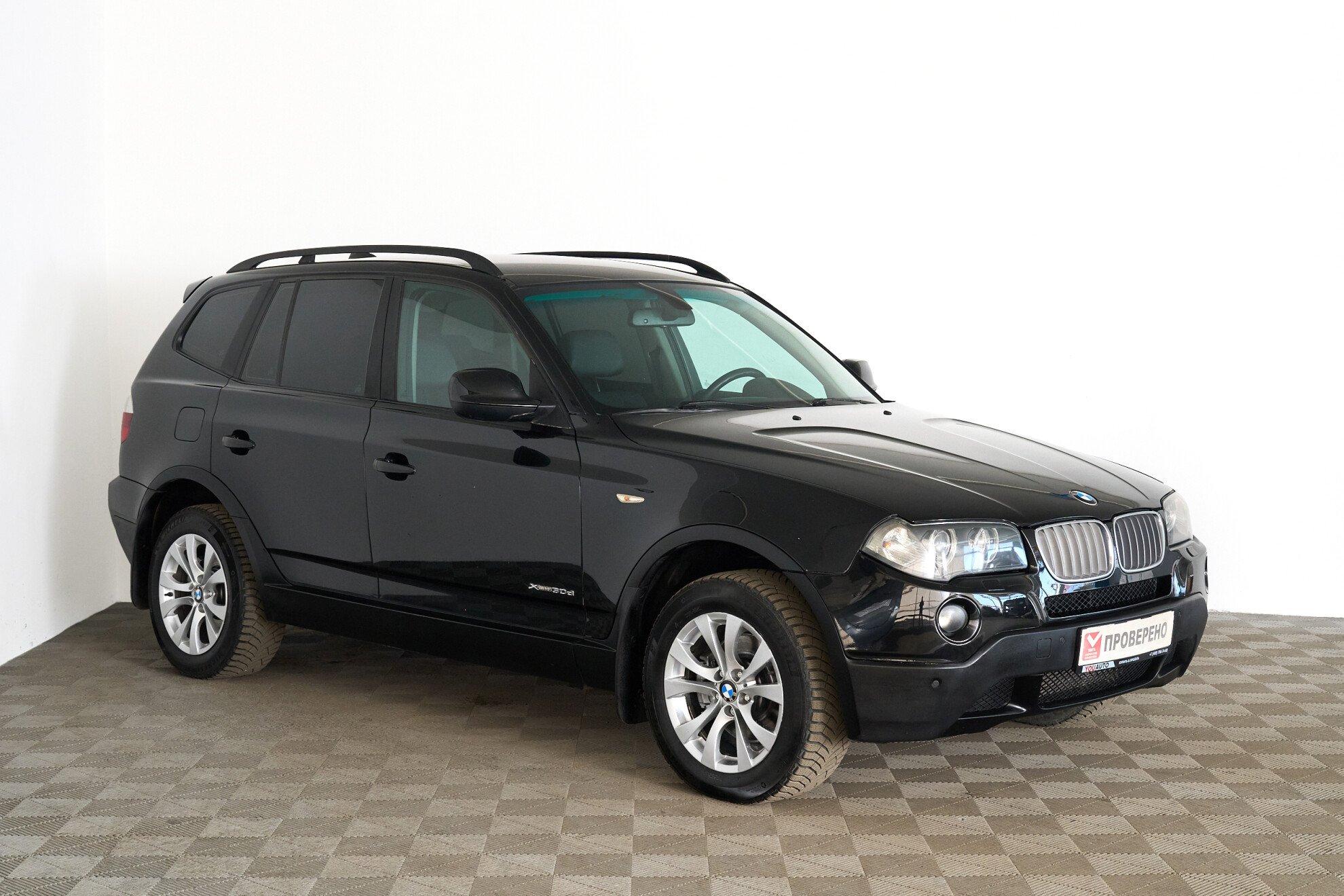BMW X3 2010, черный