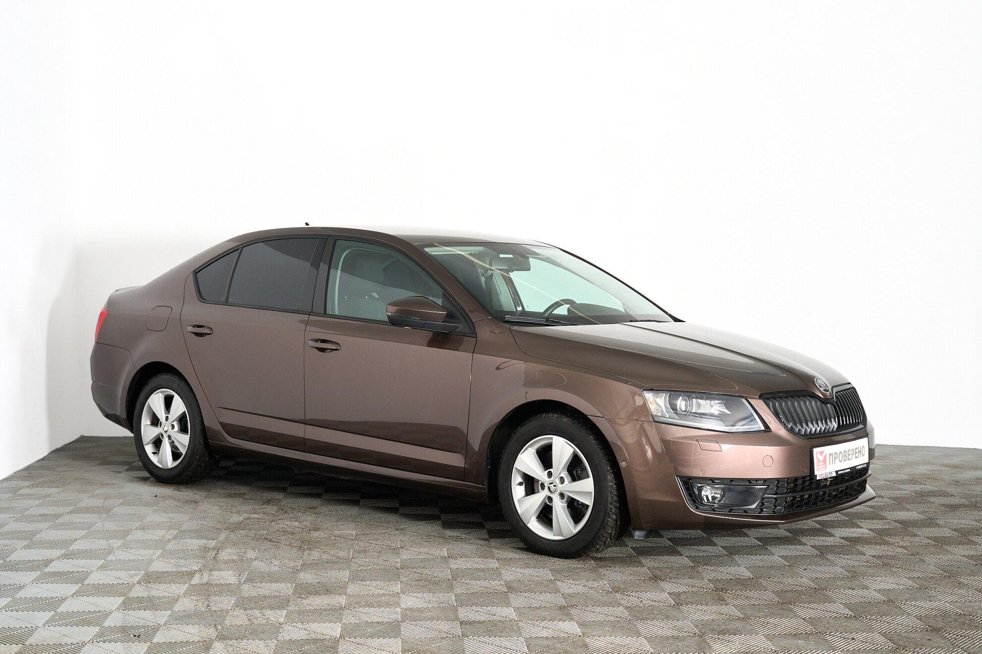 Skoda Octavia 2016, коричневый