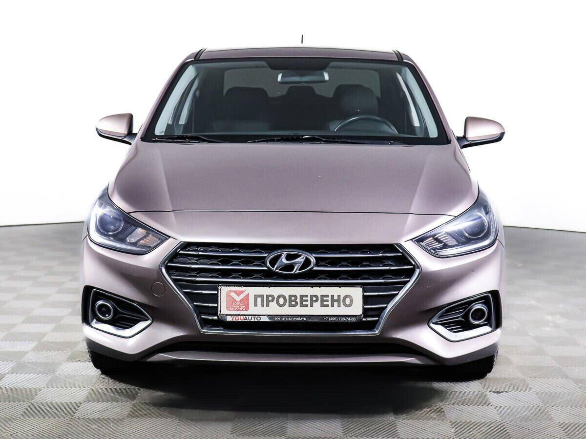 Hyundai Solaris 2019, серый