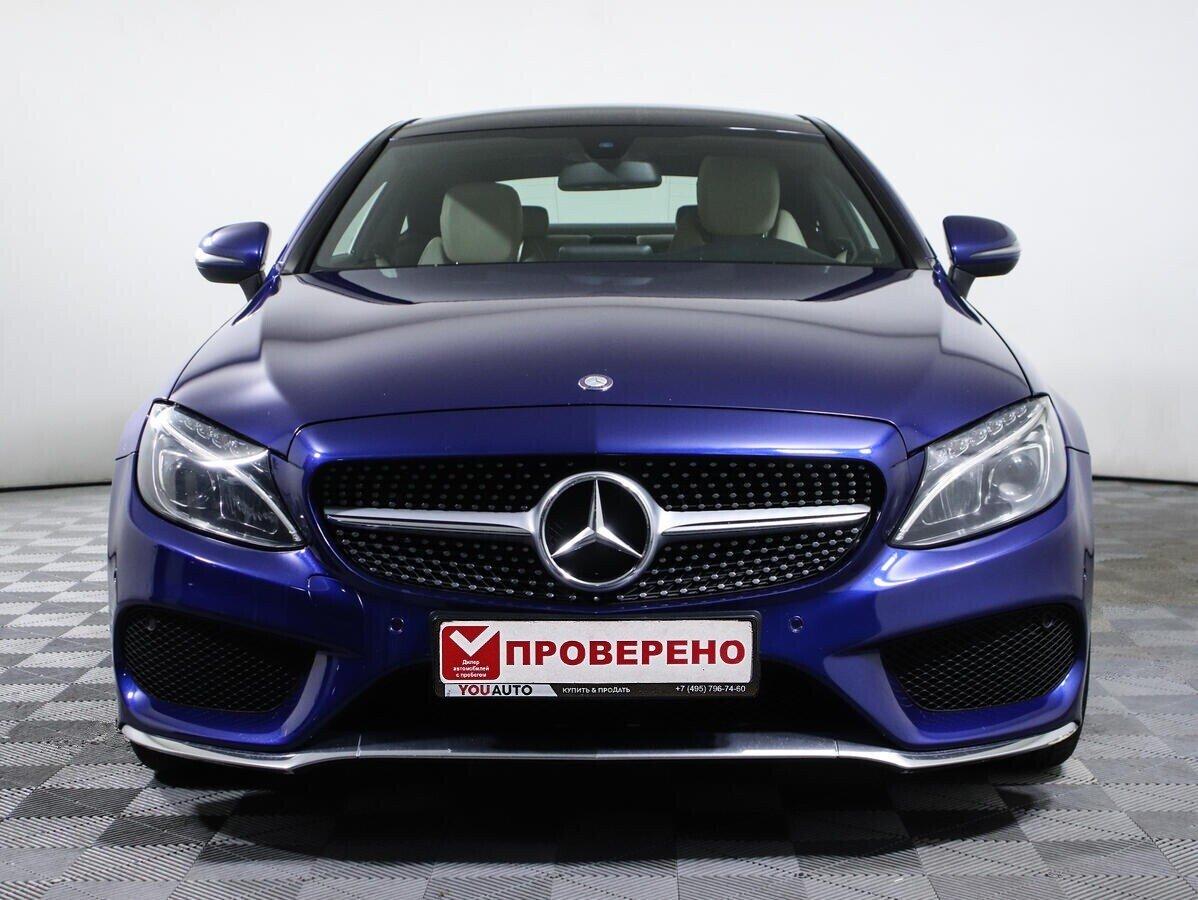 Mercedes-Benz C-Класс 2015, синий