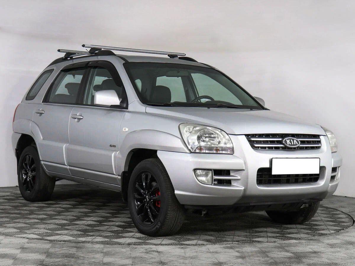 Kia Sportage 2007, серебряный