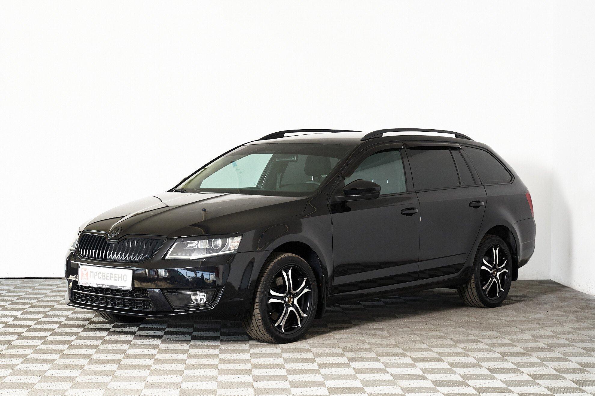 Skoda Octavia 2014, черный