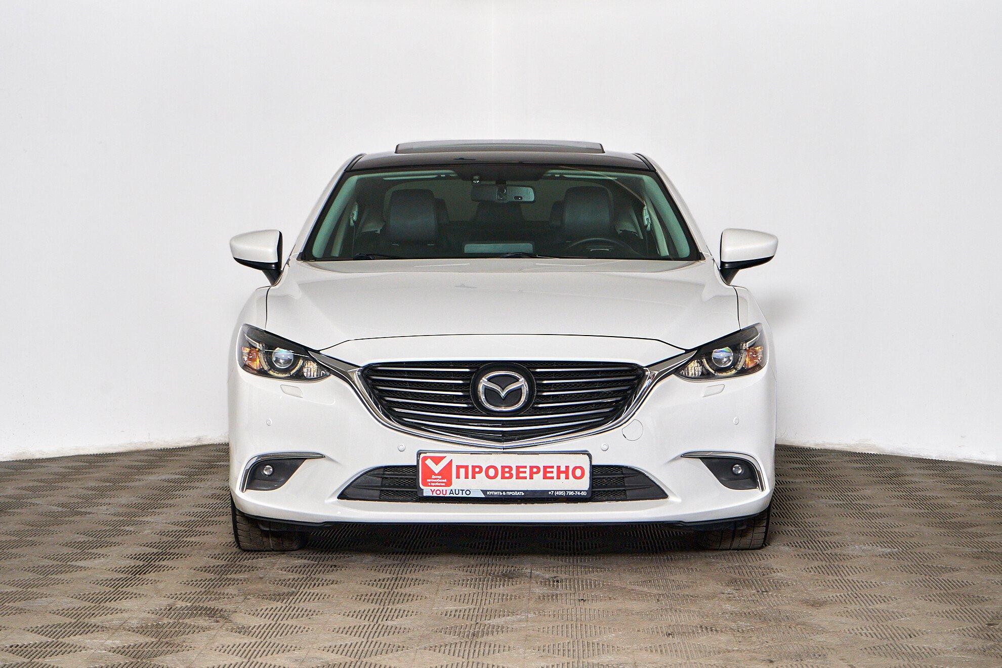Mazda 6 2017, белый
