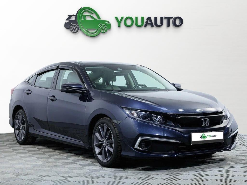 Honda Civic 2019, синий