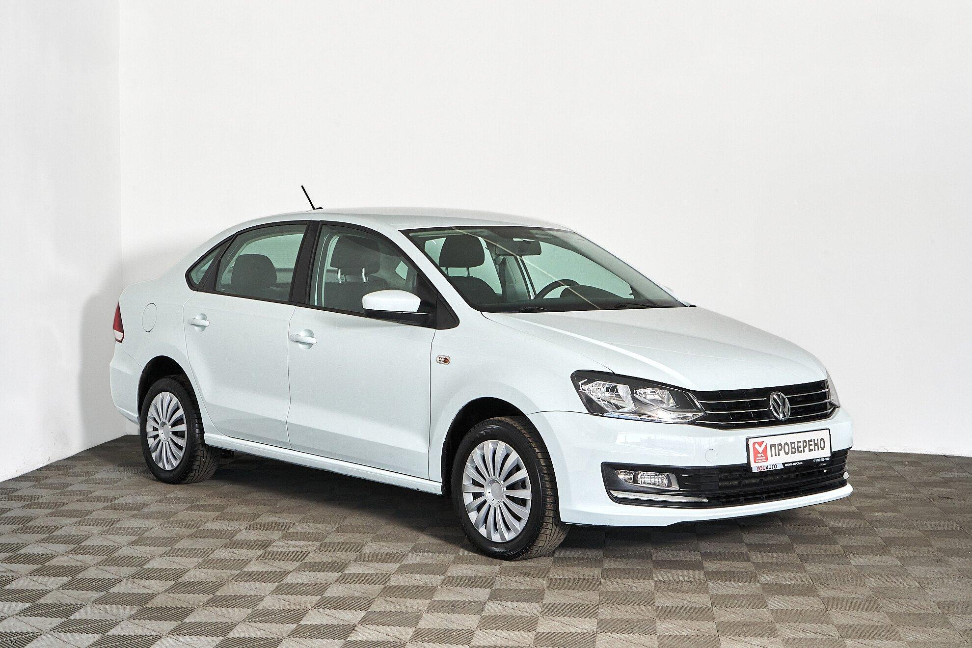 Volkswagen Polo 2017, белый